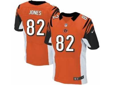 Men's Nike Cincinnati Bengals #82 Marvin Jones Elite Orange Alternate NFL Jersey