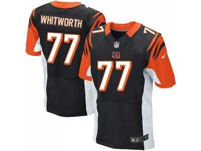 Nike Cincinnati Bengals #77 Andrew Whitworth Black jerseys(Elite)