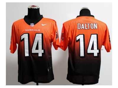 Nike jerseys cincinnati bengals #14 dalton orange-black[Elite II drift fashion]