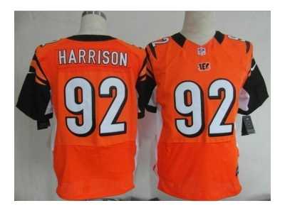 nike nfl jerseys cincinnati bengals #92 harrison orange[Elite]