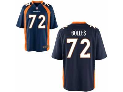 Men's Denver Broncos #72 Garett Bolles Nike Blue 2017 Draft Pick Game Jersey