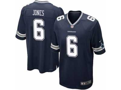 Men's Nike Dallas Cowboys #6 Chris Jones Game Navy Blue Team Color NFL Jersey
