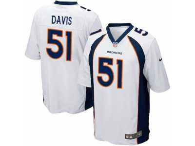 Men's Nike Denver Broncos #51 Todd Davis Game White NFL Jersey