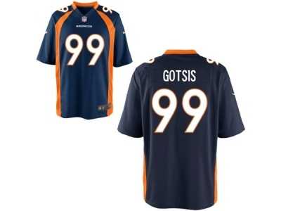 Men's Nike Denver Broncos #99 Adam Gotsis Game Navy Blue Alternate NFL Jersey