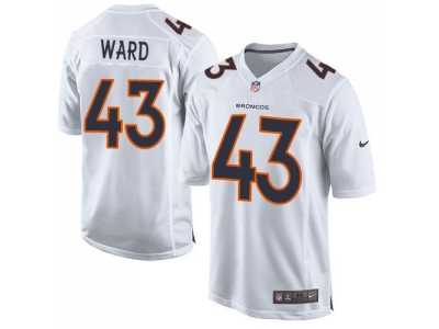 Nike Denver Broncos #43 T.J. Ward White Men's Stitched NFL Game Event Jersey