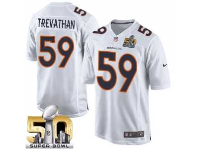 Nike Denver Broncos #59 Danny Trevathan White Super Bowl 50 Men's Stitched NFL Game Event Jersey