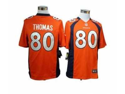 Nike jerseys denver broncos #80 thomas orange[game]