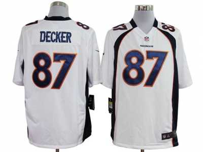 Nike nfl Denver Broncos #87 Eric Decker white Game Jerseys