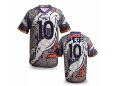 Denver Broncos #10 SANDERS Men Stitched NFL Elite Fanatical Version Jersey (5)
