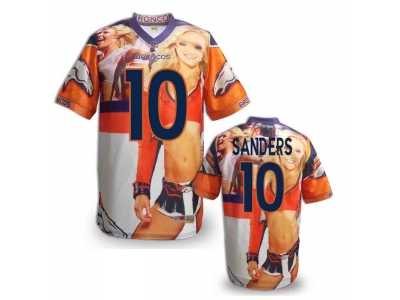 Denver Broncos #10 SANDERS Men Stitched NFL Elite Fanatical Version Jersey (7)