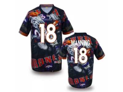 Denver Broncos #18 MANNING Men Stitched NFL Elite Fanatical Version Jersey (1)