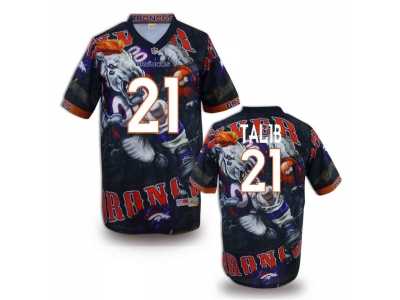 Denver Broncos #21 TALIB Men Stitched NFL Elite Fanatical Version Jersey (1)