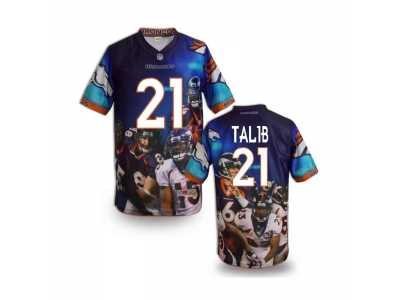 Denver Broncos #21 TALIB Men Stitched NFL Elite Fanatical Version Jersey (3)