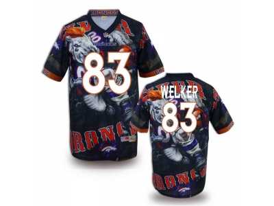Denver Broncos #83 WELKER Men Stitched NFL Elite Fanatical Version Jersey (1)