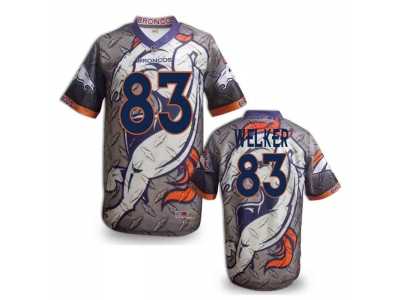 Denver Broncos #83 WELKER Men Stitched NFL Elite Fanatical Version Jersey (5)