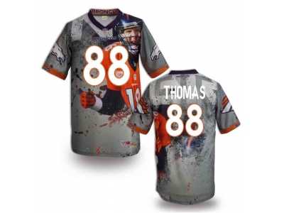 Denver Broncos #88 THOMAS Men Stitched NFL Elite Fanatical Version Jersey (2)