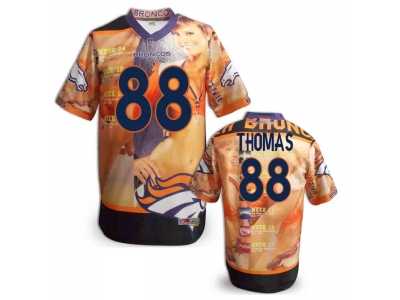 Denver Broncos #88 THOMAS Men Stitched NFL Elite Fanatical Version Jersey 8