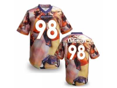 Denver Broncos #98 KNIGHTON Men Stitched NFL Elite Fanatical Version Jersey (6)