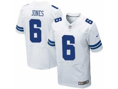Men's Nike Dallas Cowboys #6 Chris Jones Elite White NFL Jersey