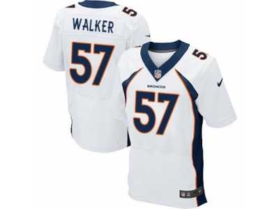 Men's Nike Denver Broncos #57 Demarcus Walker Elite White NFL Jersey