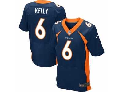 Men's Nike Denver Broncos #6 Chad Kelly Elite Navy Blue Alternate NFL Jersey