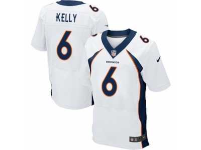 Men's Nike Denver Broncos #6 Chad Kelly Elite White NFL Jersey