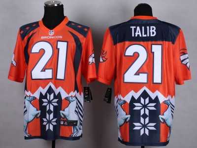 Nike Denver Broncos #21 talib Jerseys(Style Noble Fashion Elite)