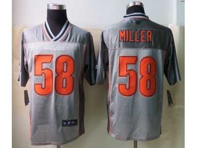 Nike Denver Broncos #58 Miller Grey Jerseys(Vapor Elite)