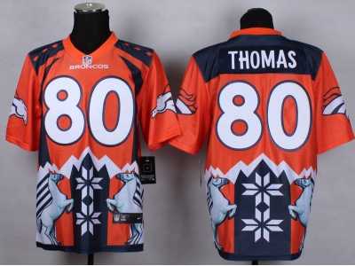 Nike Denver Broncos #80 Julius Thomas Jerseys(Style Noble Fashion Elite)