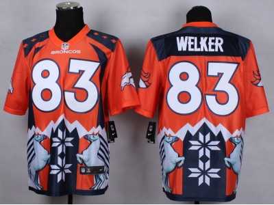 Nike Denver Broncos #83 Wes Welker Jerseys(Style Noble Fashion Elite)