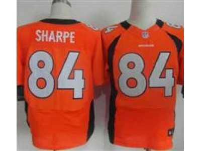 Nike NFL Denver Broncos #84 Sharpe Orange Jerseys(Elite)