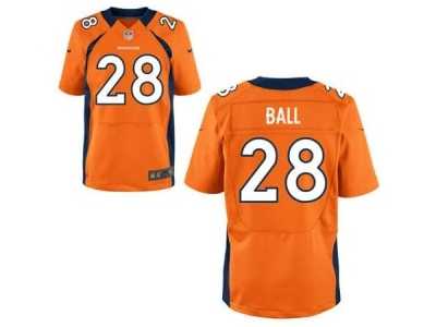 Nike jerseys denver broncos #28 ball orange [Elite]