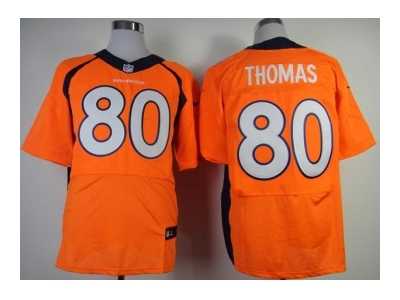 Nike jerseys denver broncos #80 thomas orange[Elite]