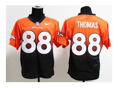 Nike jerseys denver broncos #88 thomas orange-blue[Elite II drift fashion]