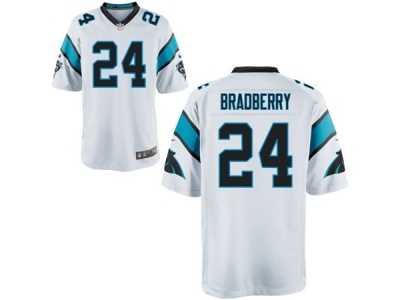 Men's Nike Carolina Panthers #24 James Bradberry Game White NFL Jersey