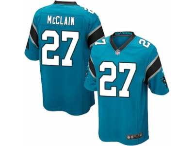 Men's Nike Carolina Panthers #27 Robert McClain Game Blue Alternate NFL Jersey