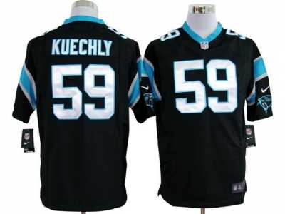 Nike NFL Carolina Panthers #59 Luke Kuechly Black Game Jerseys