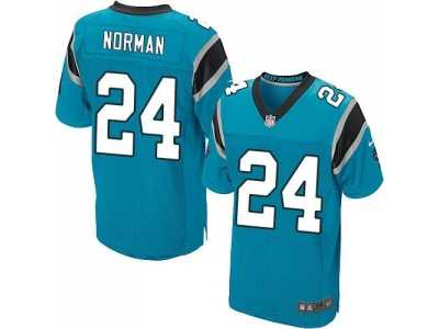 Nike Carolina Panthers #24 Josh Norman blue Jerseys(Elite)