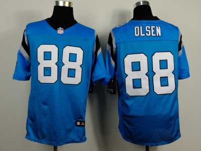 Nike Carolina Panthers #88 Greg Olsen blue jerseys(Elite)