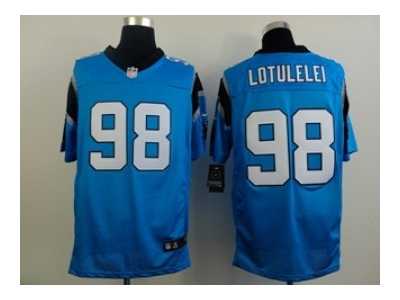 Nike Carolina Panthers #98 lotulelei blue jerseys(Elite)