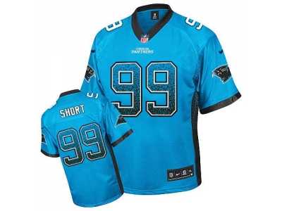 Nike Carolina Panthers #99 Kawann Short Blue Alternate Men's Stitched NFL Elite Drift Fashion Jersey