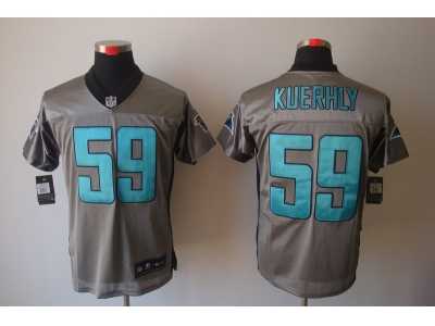 Nike NFL Carolina Panthers #59 Kuechly Grey Shadow Jerseys