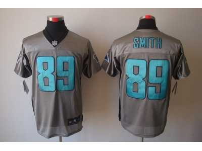 Nike NFL Carolina Panthers #89 Steve Smith Grey Shadow Jerseys