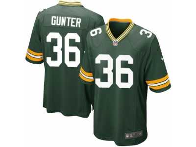 Men's Nike Green Bay Packers #36 LaDarius Gunter Game Green Team Color NFL Jersey