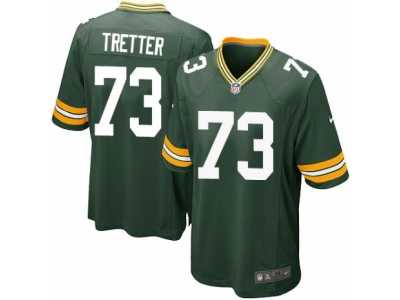 Men's Nike Green Bay Packers #73 JC Tretter Game Green Team Color NFL Jersey