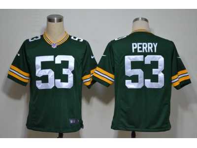 NIKE NFL Green Bay Packers #53 Perry Green Game Jerseys