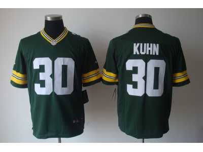 Nike NFL Green Bay Packers #30 John Kuhn Green Game Jerseys
