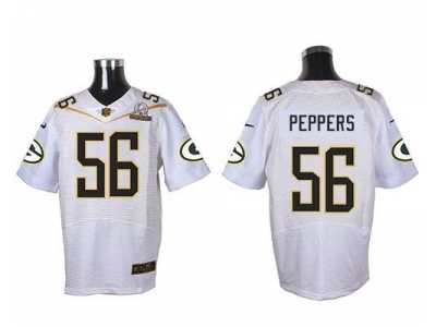 2016 Pro Bowl Nike Green Bay Packers #56 Julius Peppers white Jerseys(Elite)
