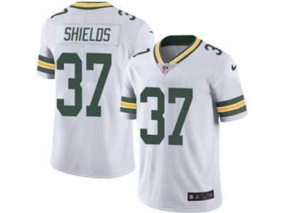 Men's Nike Green Bay Packers #37 Sam Shields Elite White Rush NFL Jersey