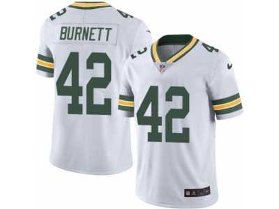 Men\'s Nike Green Bay Packers #42 Morgan Burnett Elite White Rush NFL Jersey